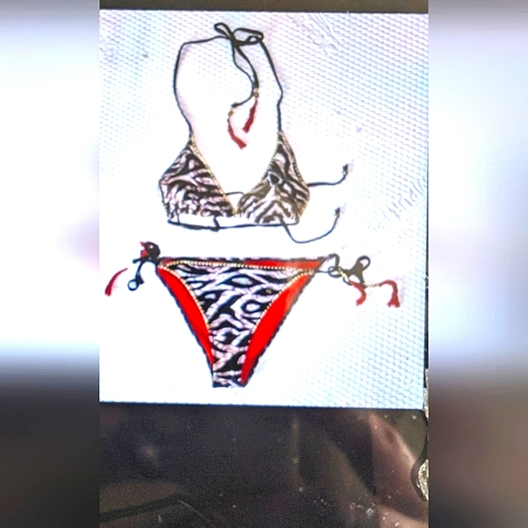 H&M Other - Tassel Jungle String Bikini H&M Size S